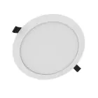 Ledvance Downlight Slim Alu Vit 19W 1900lm 90D - 830 Varm Vit | Utskärning   205mm - IP44 