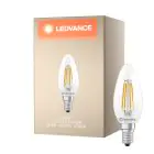 Ledvance Classic LED E14 Kronljus Filament Klar 3.4W 470lm - 827 Extra Varm Vit | Ersättare 40W