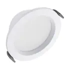 Ledvance LED Downlight Comfort Opal Aluminium Vit 13W 1430lm 180D - 930-940 CCT | 116mm - Utskärning   100mm - IP44 - Bästa Färgåtergivning - Zigbee Dimbar 