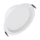 Ledvance LED Downlight Comfort Opal Aluminium Vit 18W 2160lm 180D - 930-940 CCT | 160mm - Utskärning   150mm - IP44 - Bästa Färgåtergivning - Zigbee Dimbar 
