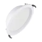 Ledvance LED Downlight Comfort Opal Aluminium Vit 30W 3600lm 180D - 930-940 CCT | 215mm - Utskärning   200mm - IP44 - Bästa Färgåtergivning - Zigbee Dimbar 