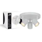 D'Lite Taklampa Trop Vit | Passande för 3x GU10 