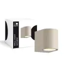 D'Lite Vägglampa Vossem Beige| IP54 - Passande för 1x GU10 