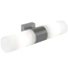 Nordlux Tangens Vägglampa Glas och Metall Grå | IP44 - Passande för 2x E14