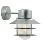 Nordlux Blokhus Vägglampa Stål och Glas Grå | IP54 - Passande för E27