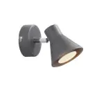 Nordlux Eik Vägglampa Metall Grå | Passande för 1x GU10