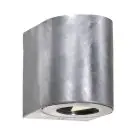 Nordlux Canto 2 Vägglampa Stål Silver Up & Down 10.6 W 500lm - 830 Varm Vit