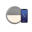 Nordlux Ava Smart LED Plafond Grå 9.5W 600lm 159D – 827 - Extra Varm Vit | Dimbar - IP54