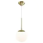 Nordlux Grant Pendellampa Glas Guld | Passande för E14