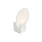 Nordlux Hester Vägglampa Glas Vit - 9.5W 900lm - 930 Varm Vit | IP44 - Bästa Färgåtergivning - 3-Stegs Dimbar