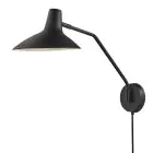 DFTP by Nordlux Darci Vägglampa Metall Svart | Passande för E14