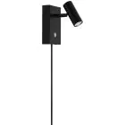 Nordlux Vägglampa Omari 3.2W 827 320lm 41D Svart - Metall | Extra Varm Vit