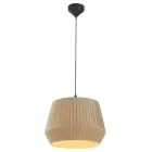 Nordlux Dicte 40 Pendellampa Textil Beige| Passande för 1x E27