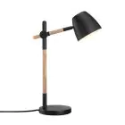Nordlux Bordslampa Theo Metall och Trä Svart | Passande för GU10