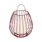 Nordlux Bordslampa Jim To-Go Portable Batteri Röd 3W 300lm - 827 Extra Varm Vit | 3-Stegs Dimbar 
