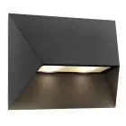 Nordlux Pontio Vägglampa Aluminium Svart | IP54 - Passande för 2x GU10