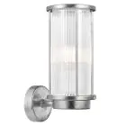 Nordlux Linton Vägglampa Brushed Aluminium | Passande för 1x E27
