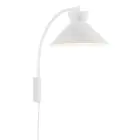 Nordlux Dial Vägglampa Metall Vit | Passande för 1x E27
