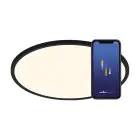 Nordlux Oja Smart 29 Taklampa Metall Svart 15W 1600lm - 827-865 Justerbar Vit | 294mm - Wifi och Blåtooth Dimbar