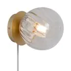 Nordlux Chisell Vägglampa Metall och Glas Mässing | Passande för E14