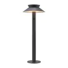 Nordlux Solar Piedestallampa Justina Metall Antracit 5W 400lm - 830 Varm Vit | Rörelse- och Ljussensor