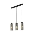Nordlux Miella 3-Rail Pendellampa Glas Smoke | Passande för 3x E27
