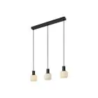 Nordlux Milford Mini 3-Rail Pendellampa Glas Svart | Passande för 3x E14