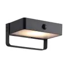 Nordlux Saulio Vägglampa Aluminium Svart 4.45W 370lm - 830 Varm Vit | IP44 - Solar