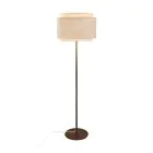 DFTP by Nordlux Takai Golvlampa Metall och Textil Beige | Passande för E27