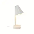 Nordlux Bordslampa Wilmer Metall Vit | Passande för 1x E14