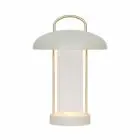 Nordlux Bordslampa Mirano Metall och Glas Beige 3W 150lm - 830 Varm Vit | 3-Stegs Dimbar