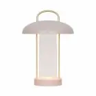 Nordlux Bordslampa Mirano Metall och Glas Rosa 3W 150lm - 830 Varm Vit | 3-Stegs Dimbar