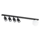Emibig Taklampa Baster Stål Svart | Passande för 4x GU10 - Max 8W, 1x E14 - Max 10W