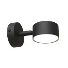 Emibig Vägglampa Sora Stål Svart | Passande för 1x GX53 - Max 12W