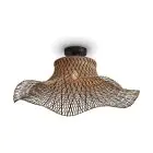 Good&Mojo Taklampa Ibiza Bambu Svart L | Passande för 1x E27 