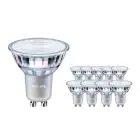 Flerpack 10x Philips Corepro LED Spot GU10 PAR16 4.6W 390lm 36D - 840 Kallvit | Ersättare 50W