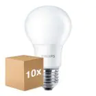 Flerpack 10x Philips Corepro LED Lampa E27 Päron Matt 8W 806lm - 830 Varm Vit | Ersättare 60W