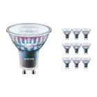 Flerpack 10x Philips MASTER LED Spot ExpertColor GU10 PAR16 3.9W 265lm 36D - 927 Extra Varm Vit | Bästa färgåtergivning - Dimbar - Ersättare 35W