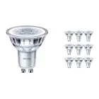 Flerpack 10x Philips Corepro LED Spot GU10 PAR16 3.5W 275lm 36D - 840 Kallvit | Ersättare 35W