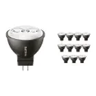 Flerpack 12x Philips Master LED Spot GU4 MR11 3.5W 200lm 24D - 827 | Ersättare 20W