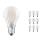 Flerpack 10x Ledvance Classic LED E27 Päron Filament Matt 4.8W 470lm - 827 Extra Varm Vit | Dimbar - Ersättare 40W