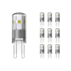 Flerpack 10x Noxion Bolt LED Capsule G9 1.9W 200lm - 827 Extra Varm Vit | Ersättare 20W