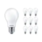 Flerpack 10x Philips MASTER Value LED Lampa E27 Päron Matt 5.9W 806lm - 927 Extra Varm Vit | Bästa färgåtergivning - Dimbar - Ersättare 60W