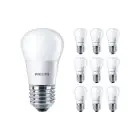 Flerpack 10x Philips Corepro LED Lustre E27 boll Matt 5W 470lm - 827 Extra Varm Vit | Ersättare 40W
