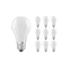 Flerpack 10x Ledvance Classic LED E27 Päron Filament Matt 11W 1521lm - 827 Extra Varm Vit | Dimbar - Ersättare 100W