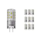 Flerpack 10x Osram Parathom LED Pin GY6.35 3.8W 470lm - 827 Extra Varm Vit | Dimbar - Ersättare 40W