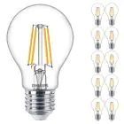 Flerpack 10x Philips MASTER Value LED Lampa E27 Päron Klar 3.4W 470lm - 927 Extra Varm Vit | Bästa färgåtergivning - Dimbar - Ersättare 40W