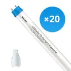 Flerpack 20x Philips LED Rör T8 CorePro (EM/Mains) Standard Output 15.5W 1800lm - 840 Kallvit | 120cm - Ersättare 36W