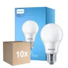 Flerpack 10x Philips Corepro LED Lampa E27 Päron Matt 8W 806lm - 827 Extra Varm Vit | Ersättare 60W