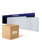 Flerpack 5x Noxion LED Panel Ecowhite V4.0 28W 3360lm - 830-840-865 CCT | 120x30cm - UGR 